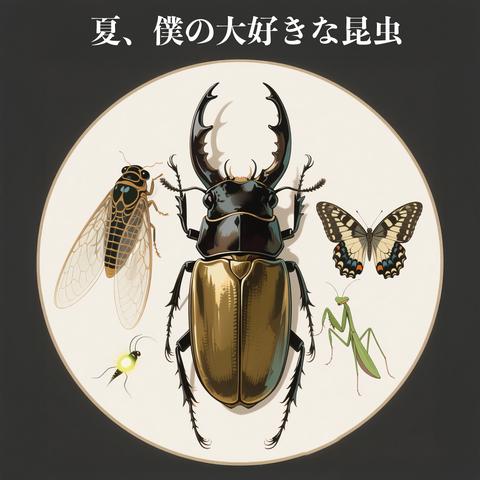 夏、僕の大好きな昆虫