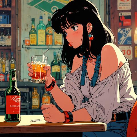 Let's have a drink tonight.